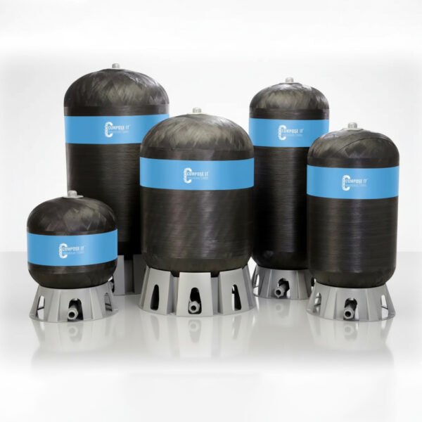 Tanque Compose It presión composite para agua potable 60–450 L membrana reemplazable