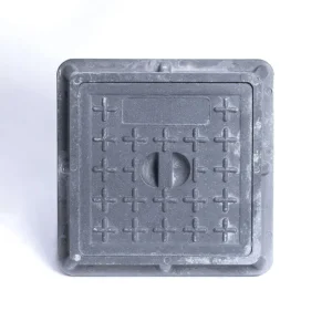 Tapa de registro compuesta 20x20" pulgadas (50 cm) – Plástico reforzado anticorrosivo