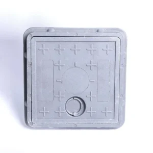 Tapa de registro compuesta 25×25 pulgadas (63×63 cm) cuadrada, FRP anticorrosiva