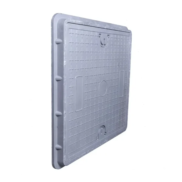 Tapa de registro compuesta reforzada 70×70 pulgadas (178×178 cm) con marco profundo FRP D400 heavy duty
