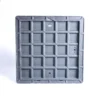 Tapa de registro compuesta reforzada 70×70" (178×178 cm) cuadrada FRP D400 industrial