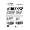 Tanque Pearl 120 gal (~450 litros) acero membrana