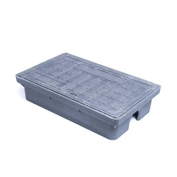 caja de válvulas compuesta baja FRP/SMC con tapa superficial