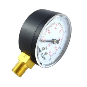 Manómetro MR10 medidor presión agua 0-10 bar bomba hidroneumática